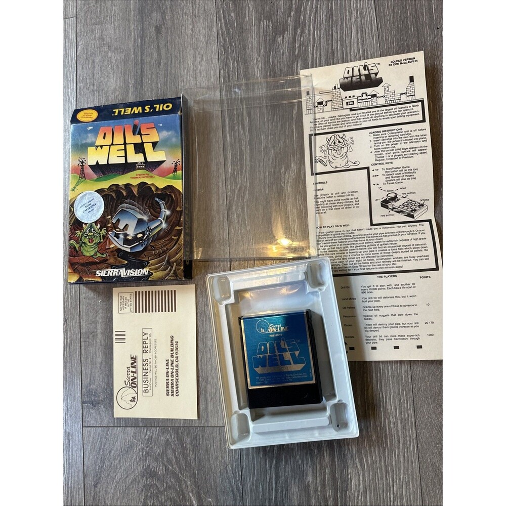 Oil's Well for Colecovision Complete In Box